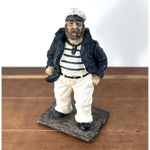 K's Collection Nautical Series Captain Fisherman Sailor Pirate 5.5" Figurine